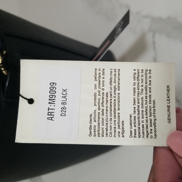 NWT! 🇮🇹 DV Diva’s bucket/Crossbody bag genuine leather - Picture 9 of 10